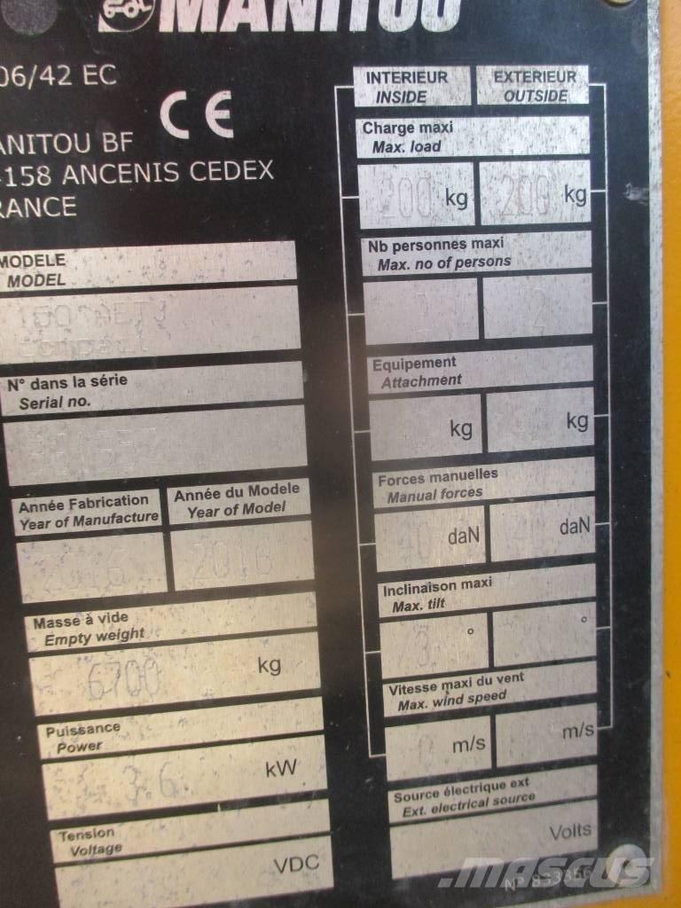 Manitou 150 AET JC Ανυψωτήρες με αρθρωτό βραχίονα