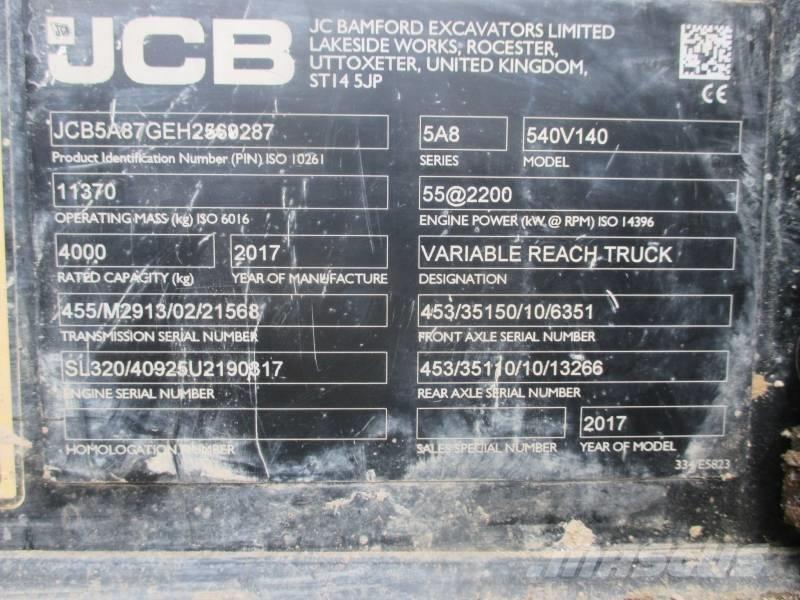 JCB 540-140 Τηλεσκοπικοί ανυψωτές