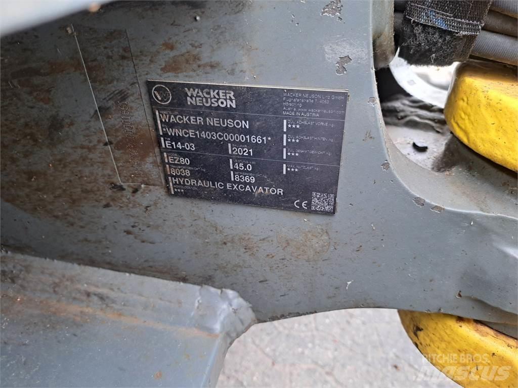 Wacker Neuson EZ80 Εκσκαφείς με ερπύστριες