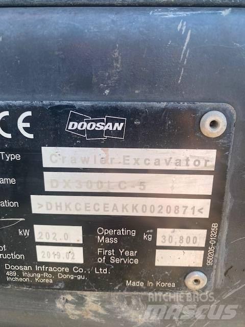 Doosan DX 300 LC-5 Εκσκαφείς με ερπύστριες