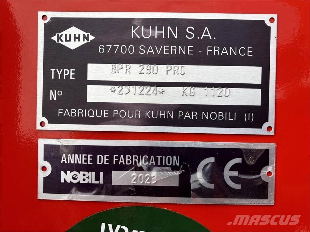 Kuhn BPR 280 Pro Χορτοκοπτικά και κορυφολόγοι βοσκοτόπων