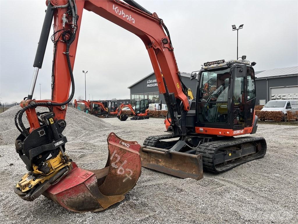 Kubota KX 080-4 Μίνι εκσκαφείς 7t - 12t