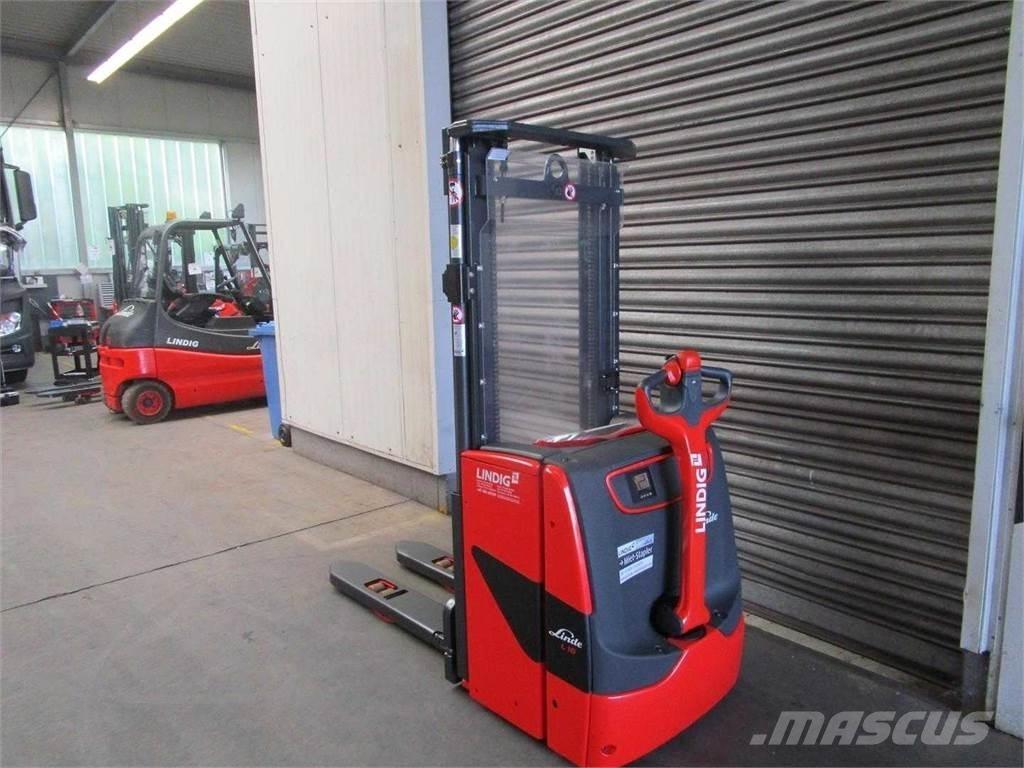Linde L16I Παλετοφόρα πεζού χειριστή με ιστό
