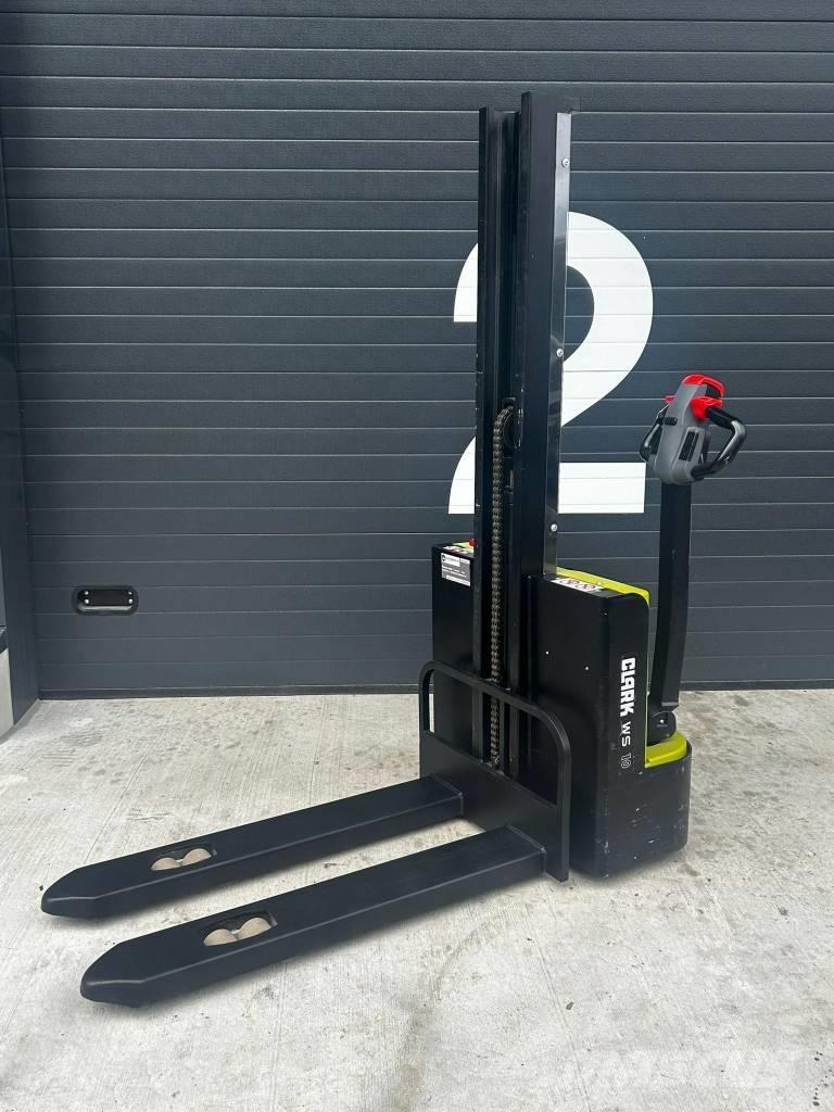 Clark WS10M Παλετοφόρα πεζού χειριστή με ιστό