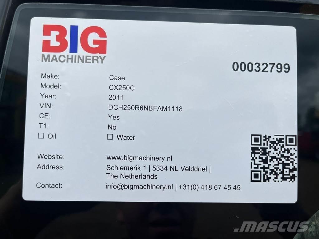 CASE CX250C Εκσκαφείς με ερπύστριες