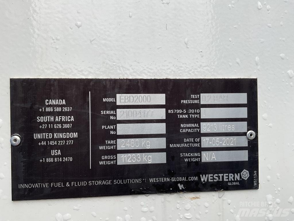 Western EBD2000 Δεξαμενές καυσίμων και πρόσθετων