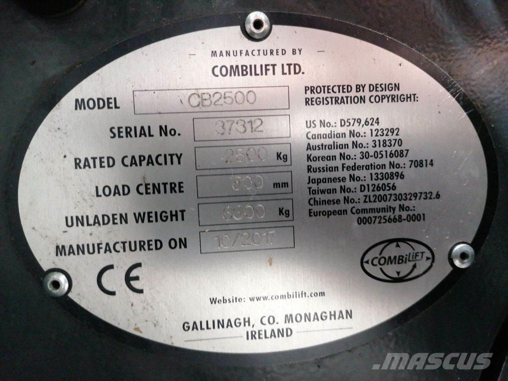 Combilift CB2500 Γερανοί πλευρικής φόρτωσης εμπορευματοκιβωτίων