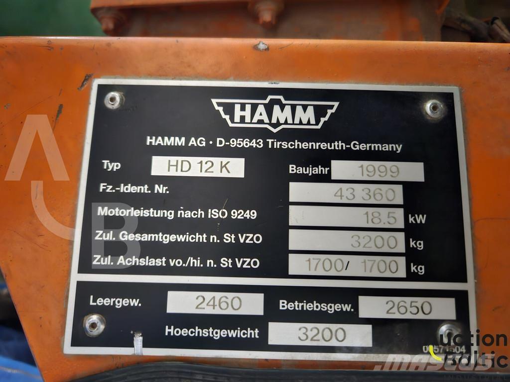 Hamm HD 12 K Άλλοι κύλινδροι