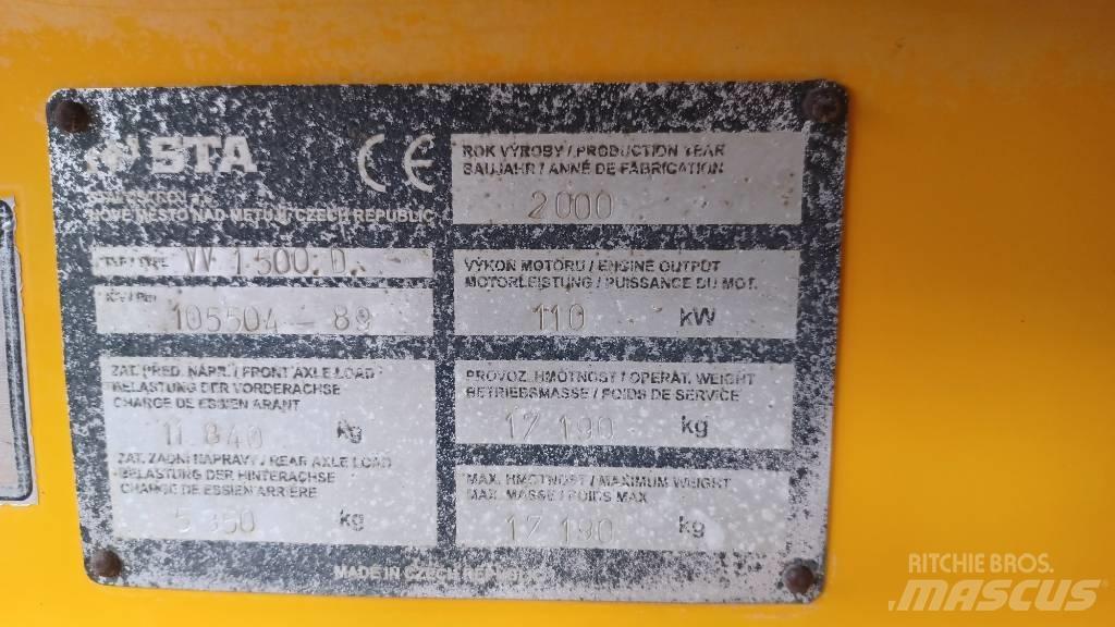Stavostroj VV 1500 Οδοστρωτήρες μονού κυλίνδρου