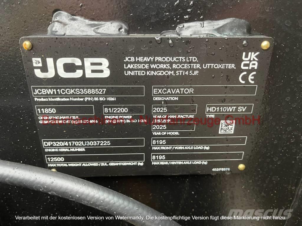 JCB Hydradig 110W Εκσκαφείς με τροχούς - λάστιχα