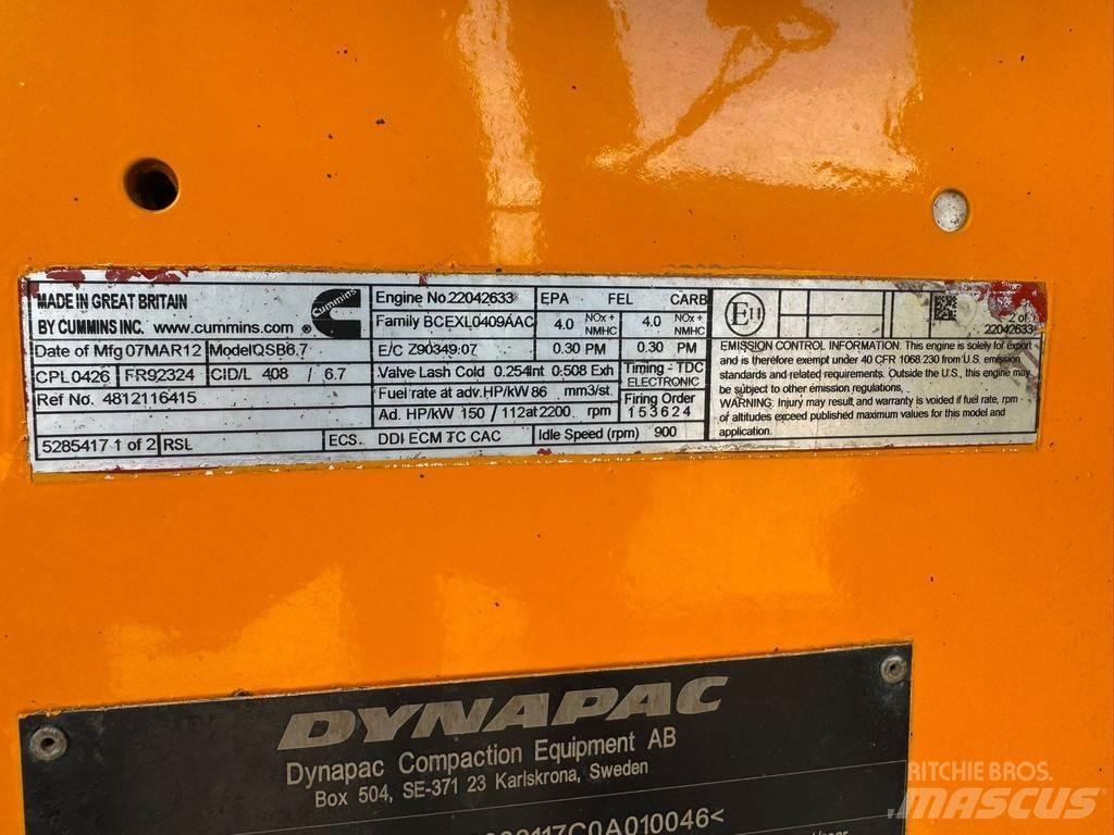 Dynapac CA362PD Οδοστρωτήρες μονού κυλίνδρου
