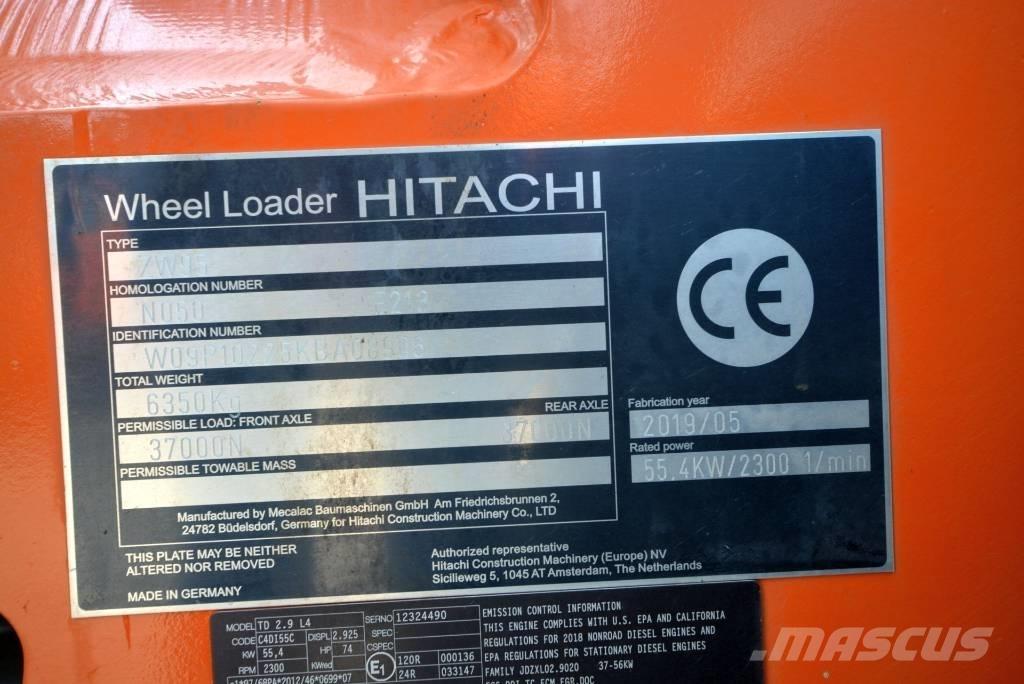 Hitachi ZW 95-6 C Φορτωτές με λάστιχα (Τροχοφόροι)