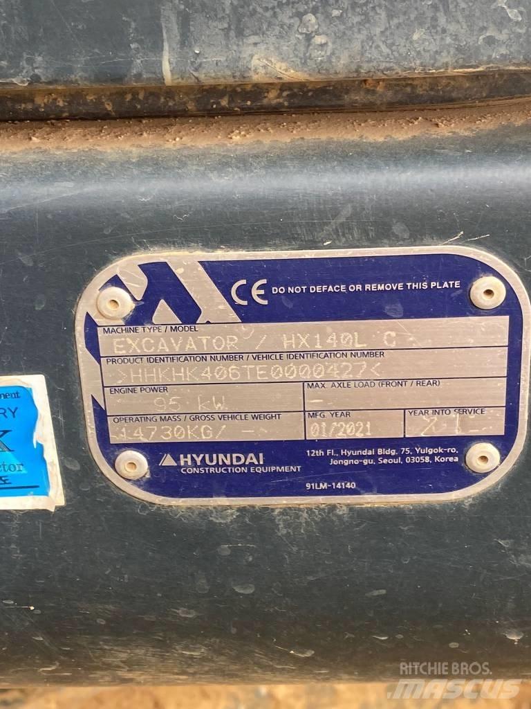 Hyundai HX140LC Εκσκαφείς με ερπύστριες