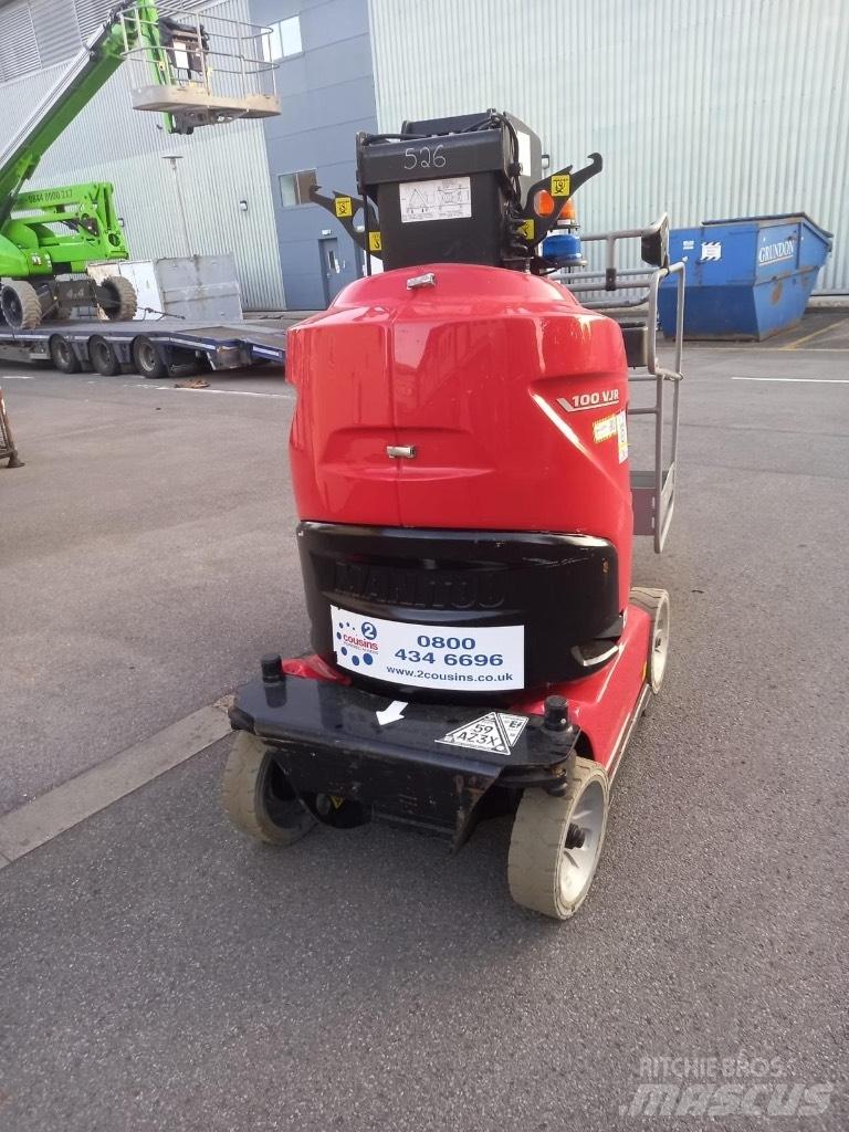 Manitou 100 VJR Ανυψωτήρες με κατακόρυφους πυλώνες