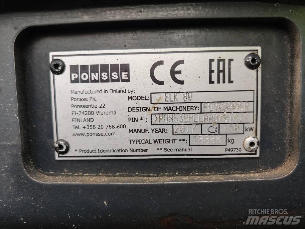 Ponsse Elk 8W Μεταφορείς ξυλείας