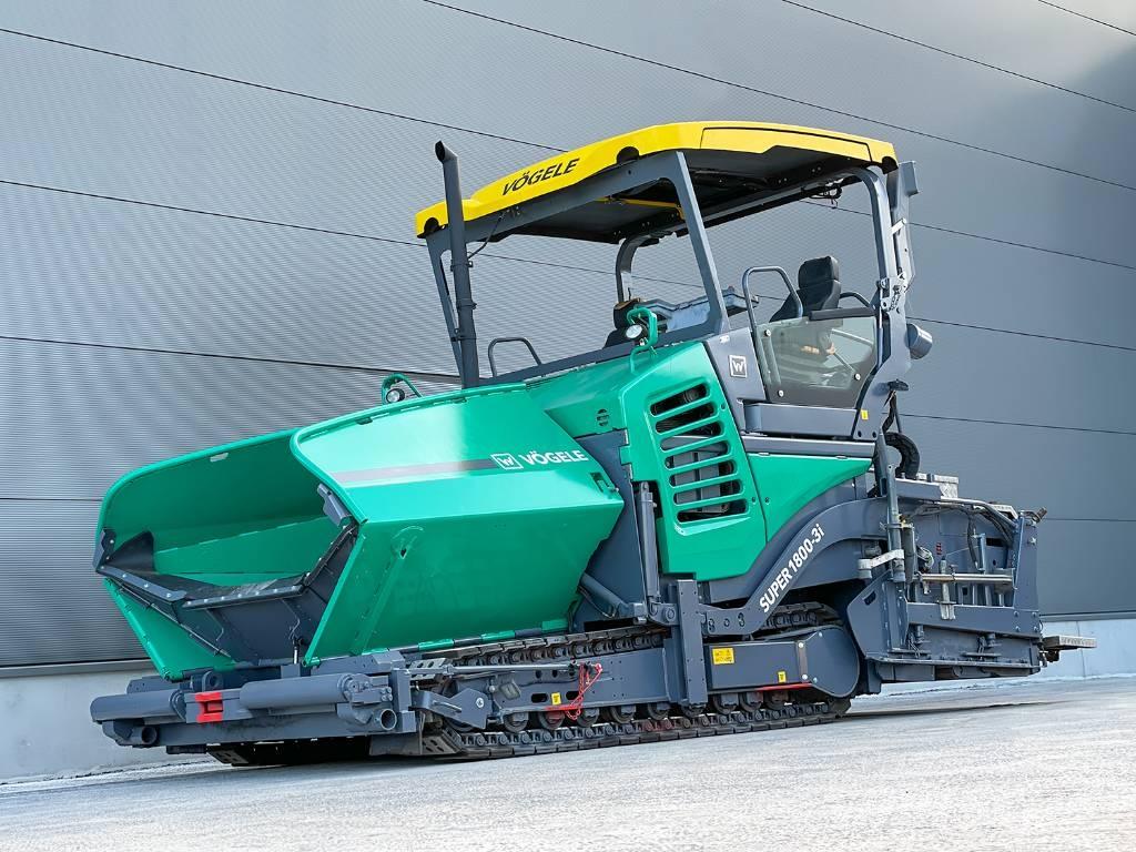 Vögele SUPER 1800-3I Επίστρωση ασφάλτου