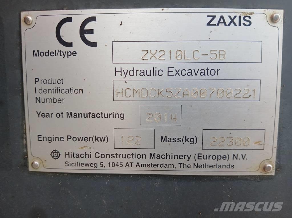 Hitachi ZX 210 LC-5B Εκσκαφείς με ερπύστριες