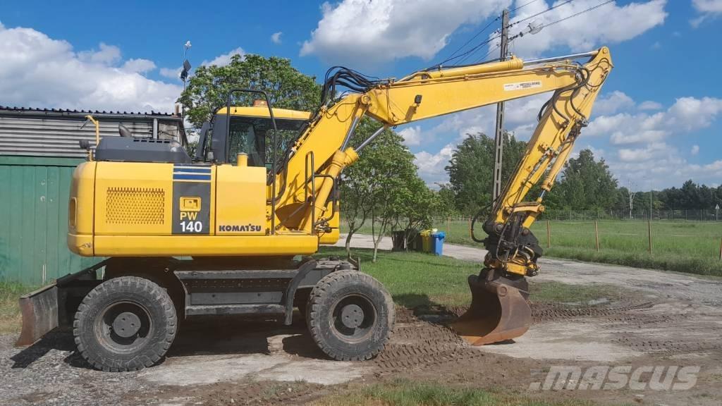 Komatsu PW 140-7 Εκσκαφείς με τροχούς - λάστιχα