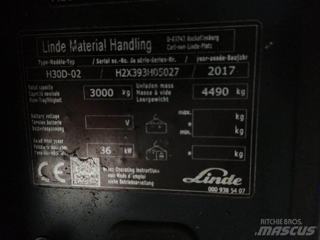 Linde H30D-02 Πετρελαιοκίνητα Κλαρκ