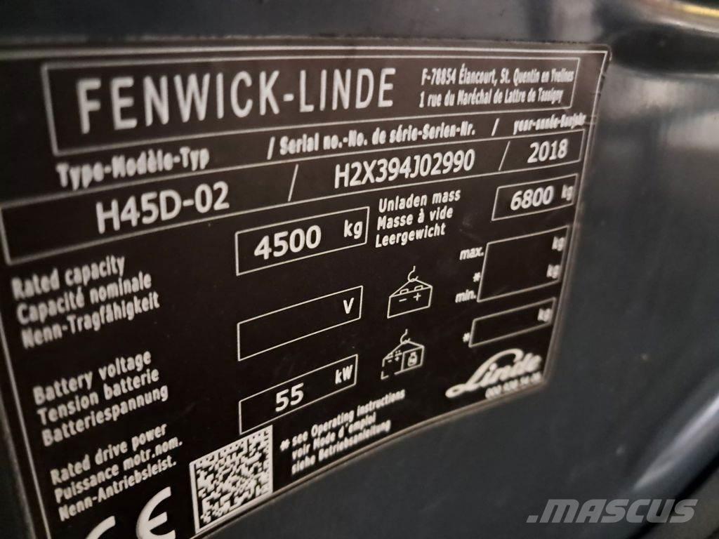 Linde H45D-02 Πετρελαιοκίνητα Κλαρκ