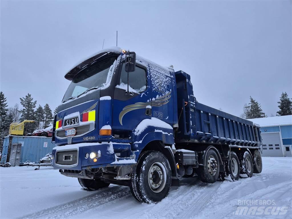 Sisu E12M 480 10X4 Νταλίκες μεταφοράς οχημάτων