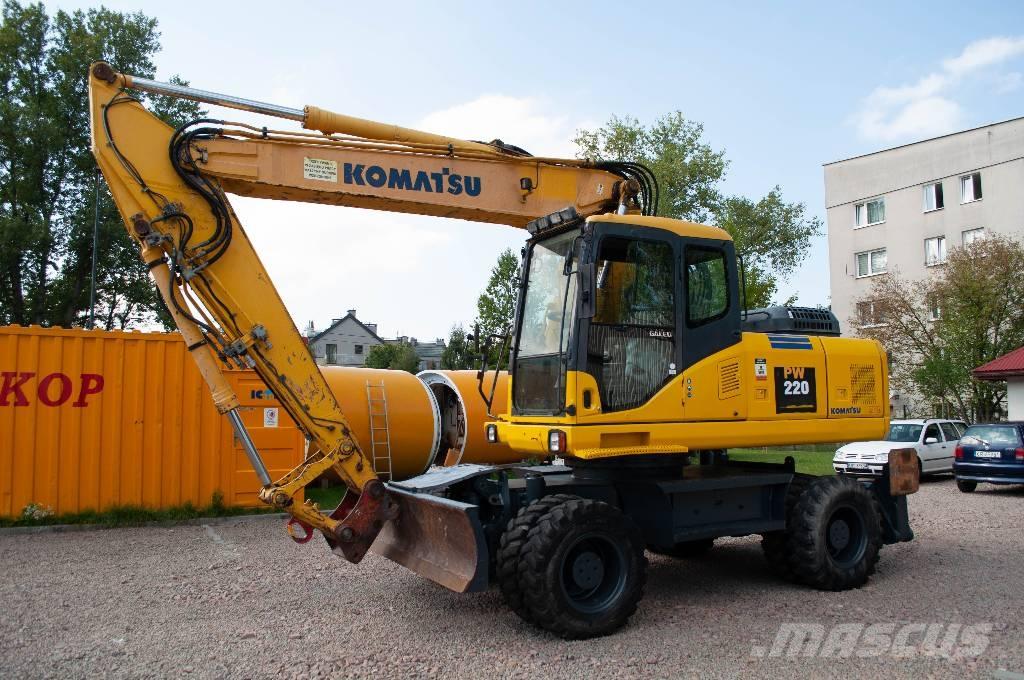 Komatsu PW 220-7 Εκσκαφείς με τροχούς - λάστιχα