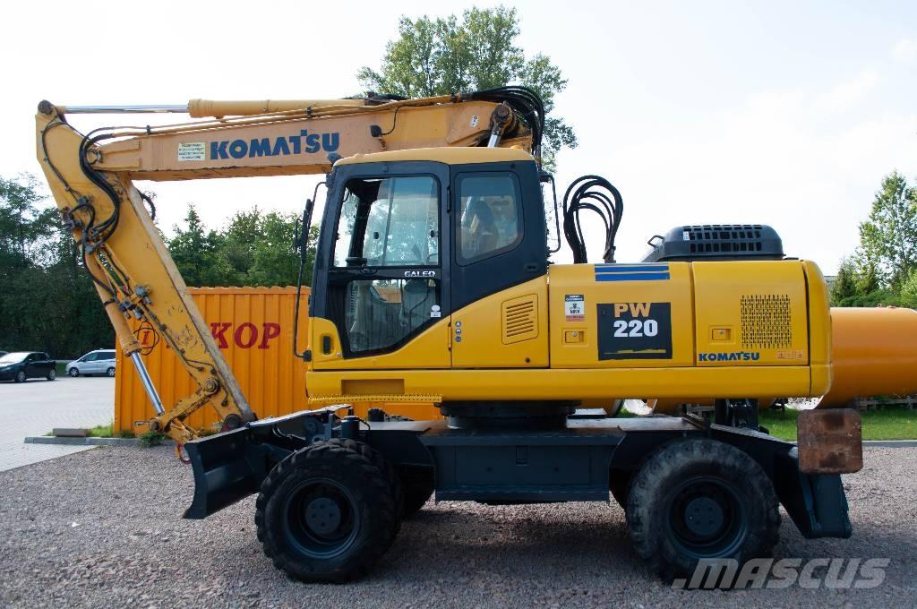 Komatsu PW 220-7 Εκσκαφείς με τροχούς - λάστιχα
