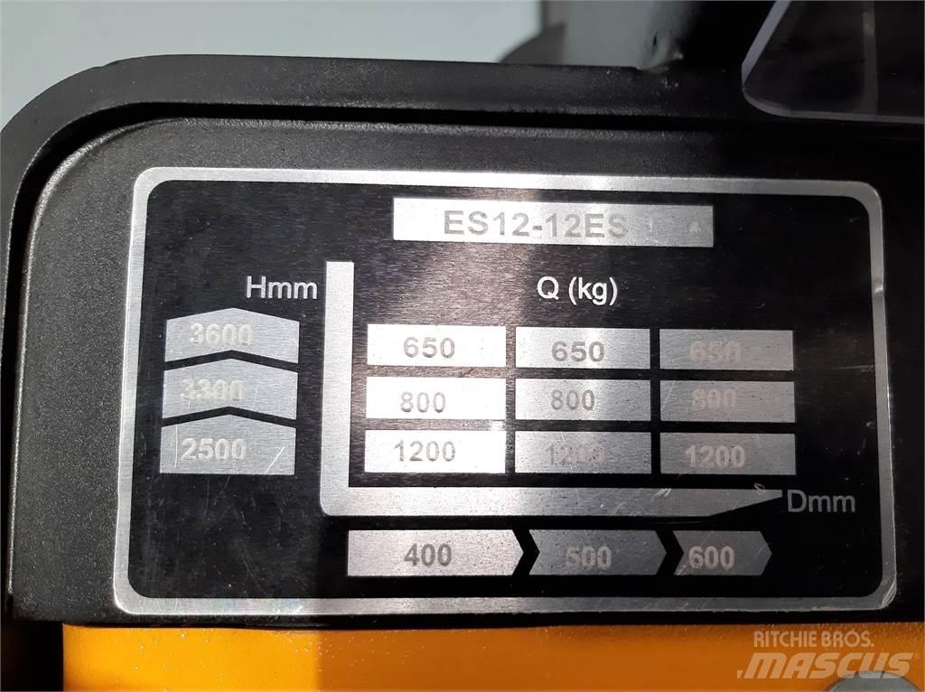  ES12 12ES 2S360 Παλετοφόρα πεζού χειριστή με ιστό