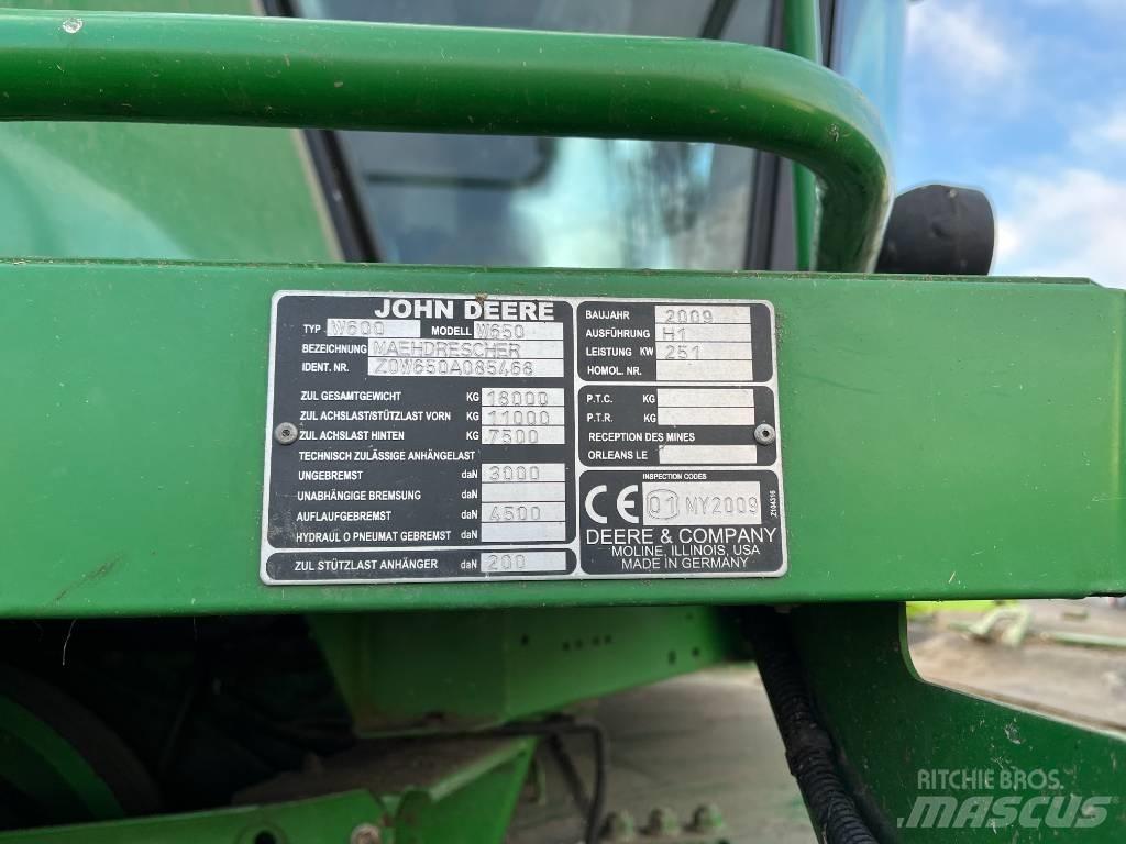 John Deere W 650 i Θεριζοαλωνιστικές μηχανές
