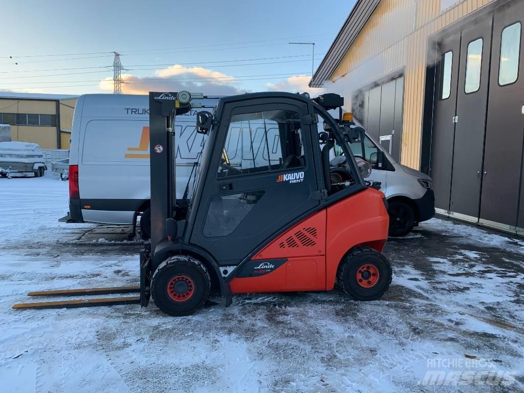 Linde H25T-02 Περονοφόρα ανυψωτικά κλαρκ με φυσικό αέριο LPG