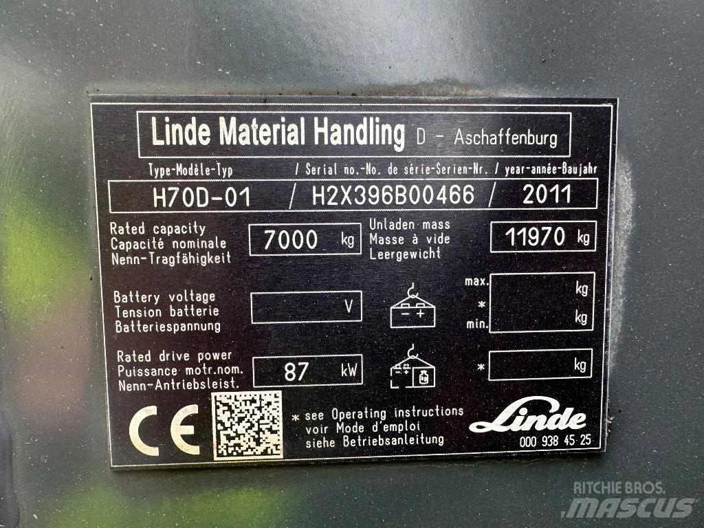 Linde H70D Πετρελαιοκίνητα Κλαρκ