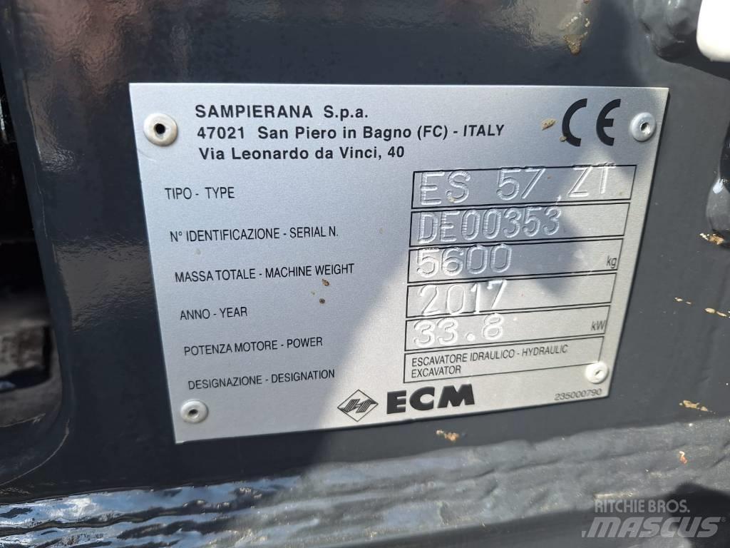 ECM ES 57 ZT Εκσκαφάκι (διαβολάκι) < 7t
