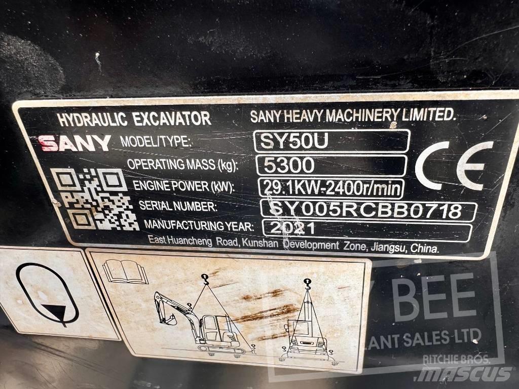 Sany SY 50 U Εκσκαφάκι (διαβολάκι) < 7t