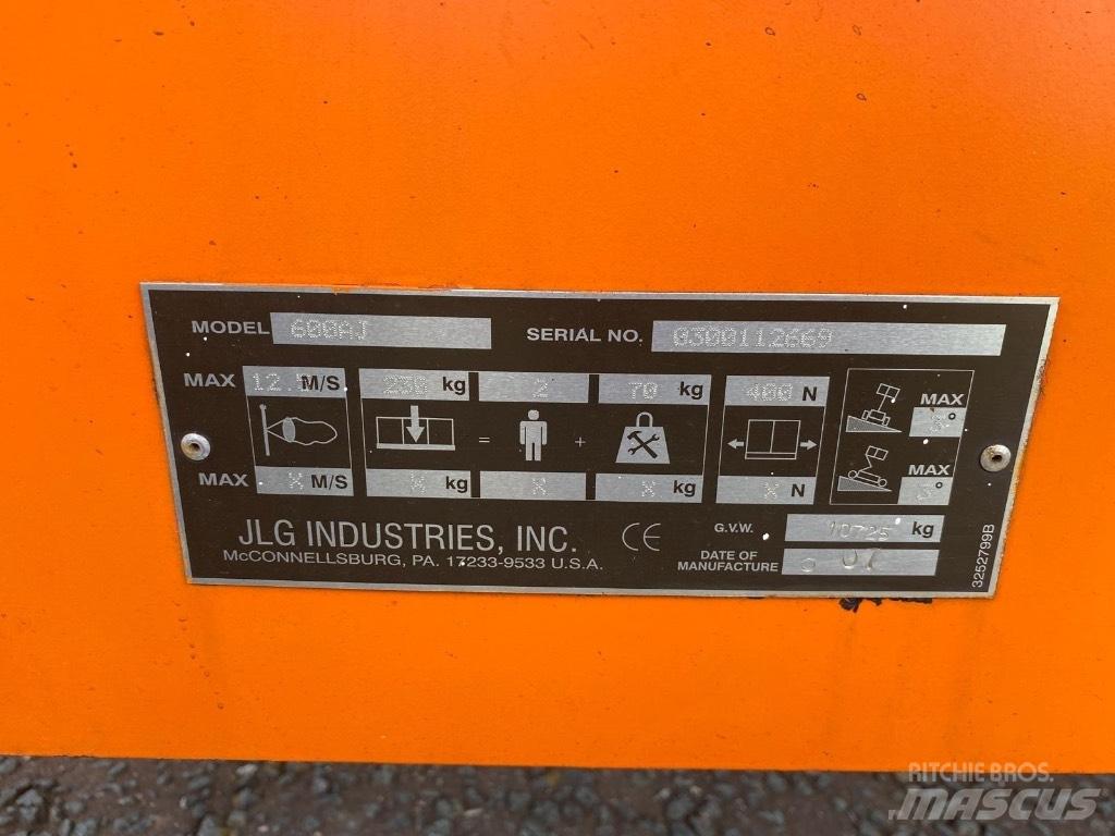 JLG 600 AJ Ανυψωτήρες με αρθρωτό βραχίονα