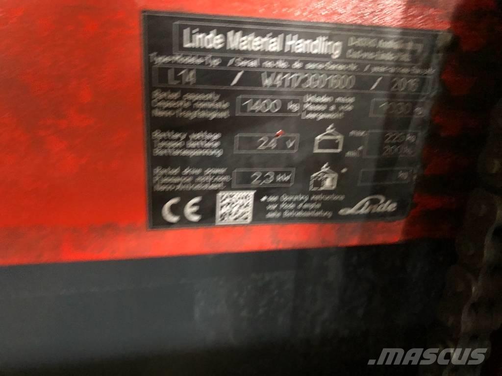 Linde H 16 T-01 Περονοφόρα ανυψωτικά κλαρκ με φυσικό αέριο LPG