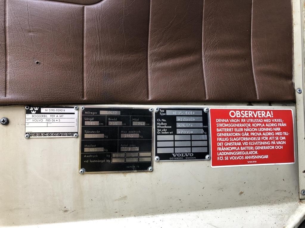 Volvo F85 Άλλα Φορτηγά