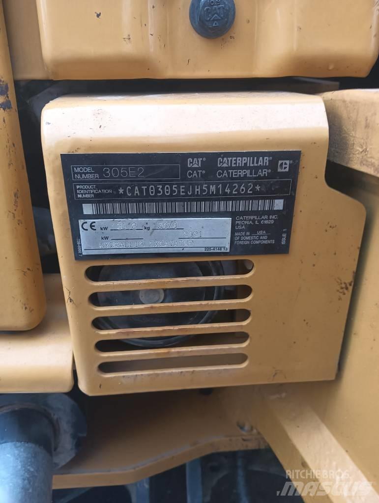 CAT 305 E CR Εκσκαφάκι (διαβολάκι) < 7t