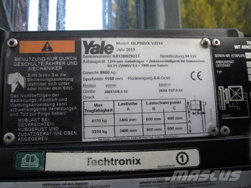 Yale GLP 55 VX Περονοφόρα ανυψωτικά κλαρκ με φυσικό αέριο LPG