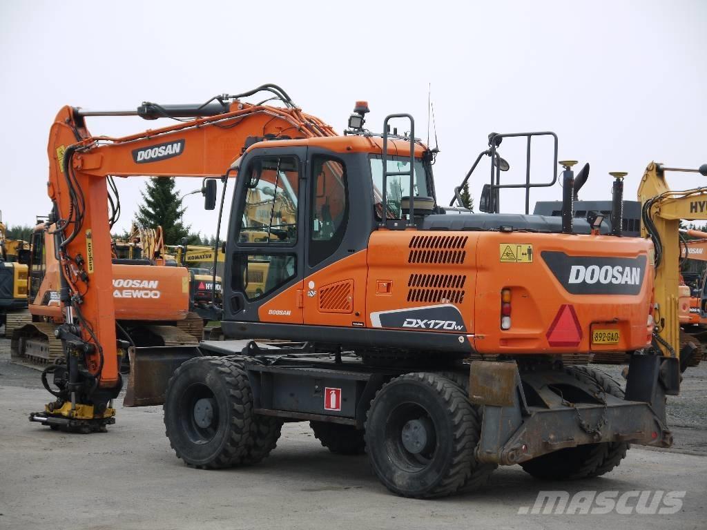 Doosan DX 170 W-5 Εκσκαφείς με τροχούς - λάστιχα