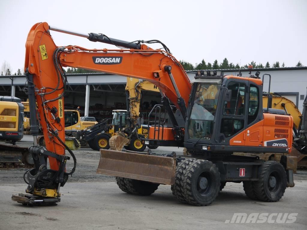 Doosan DX 170 W-5 Εκσκαφείς με τροχούς - λάστιχα