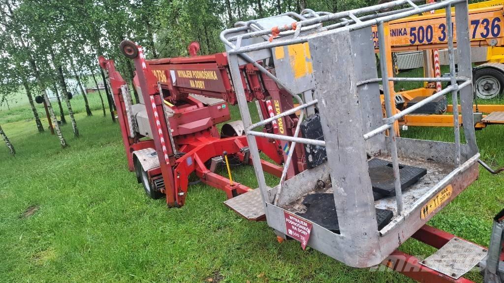 Omme 1650 EBZ Εναέριες πλατφόρμες τοποθετημένες σε ρυμούλκα