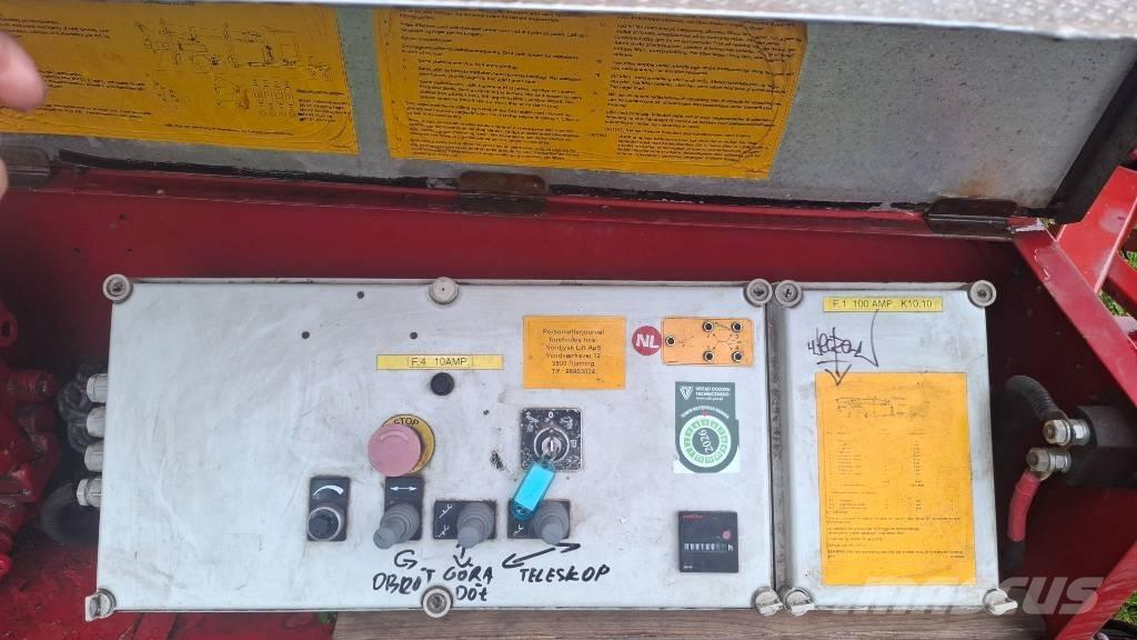 Omme 1650 EBZ Εναέριες πλατφόρμες τοποθετημένες σε ρυμούλκα