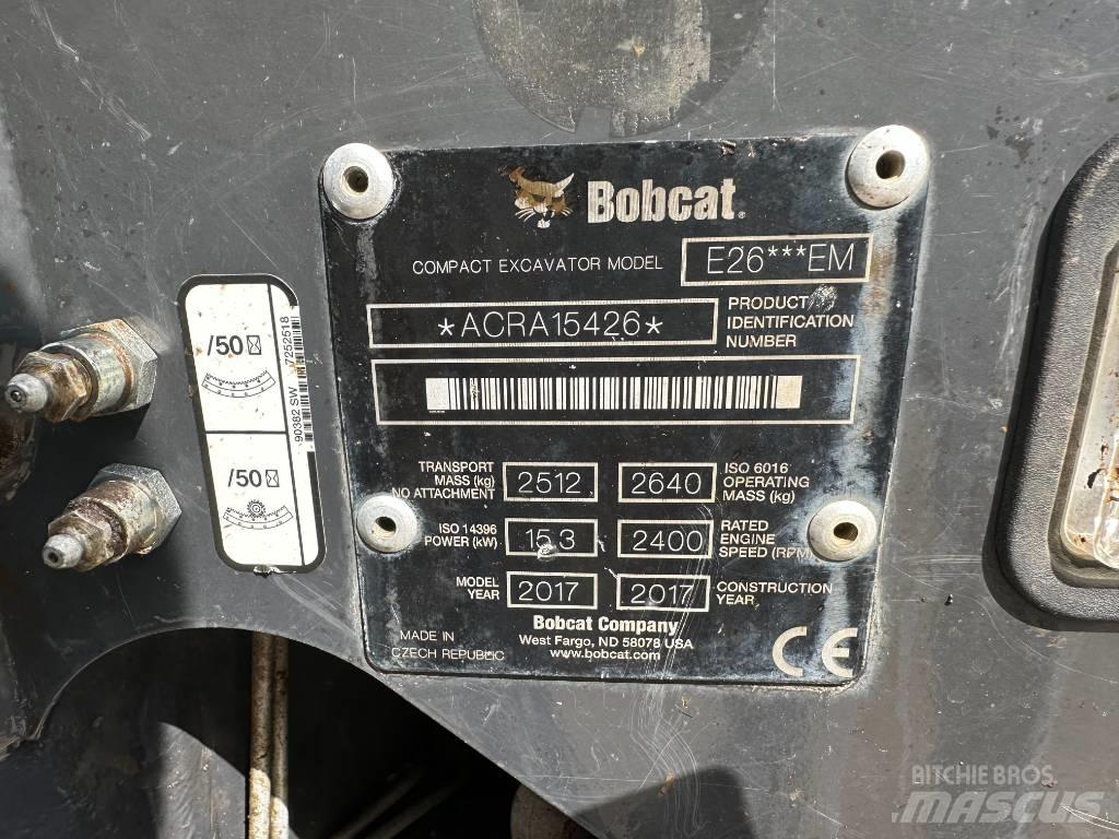 Bobcat E 26 Εκσκαφάκι (διαβολάκι) < 7t