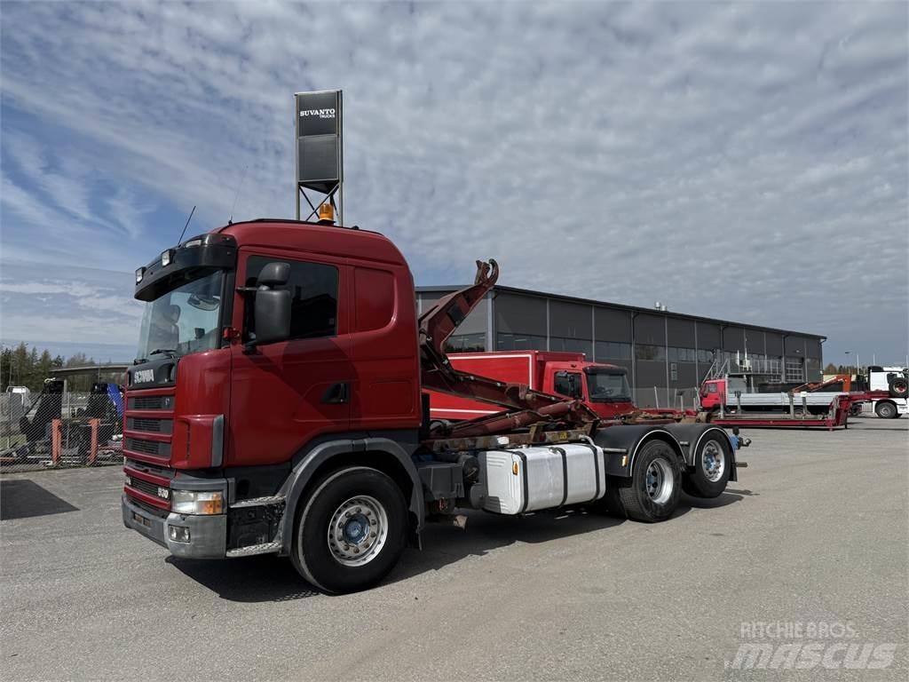 Scania R144 6X2 Φορτηγά ανατροπή με γάντζο