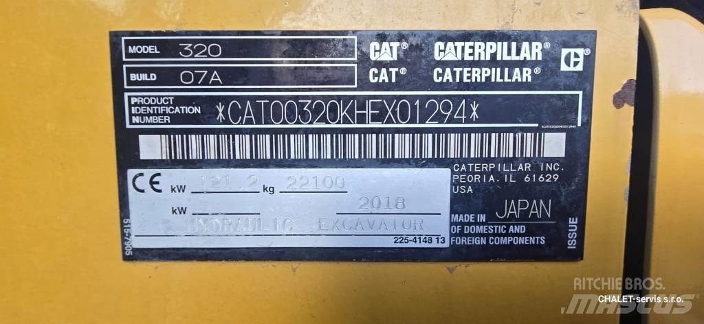 CAT 320 Εκσκαφείς με ερπύστριες