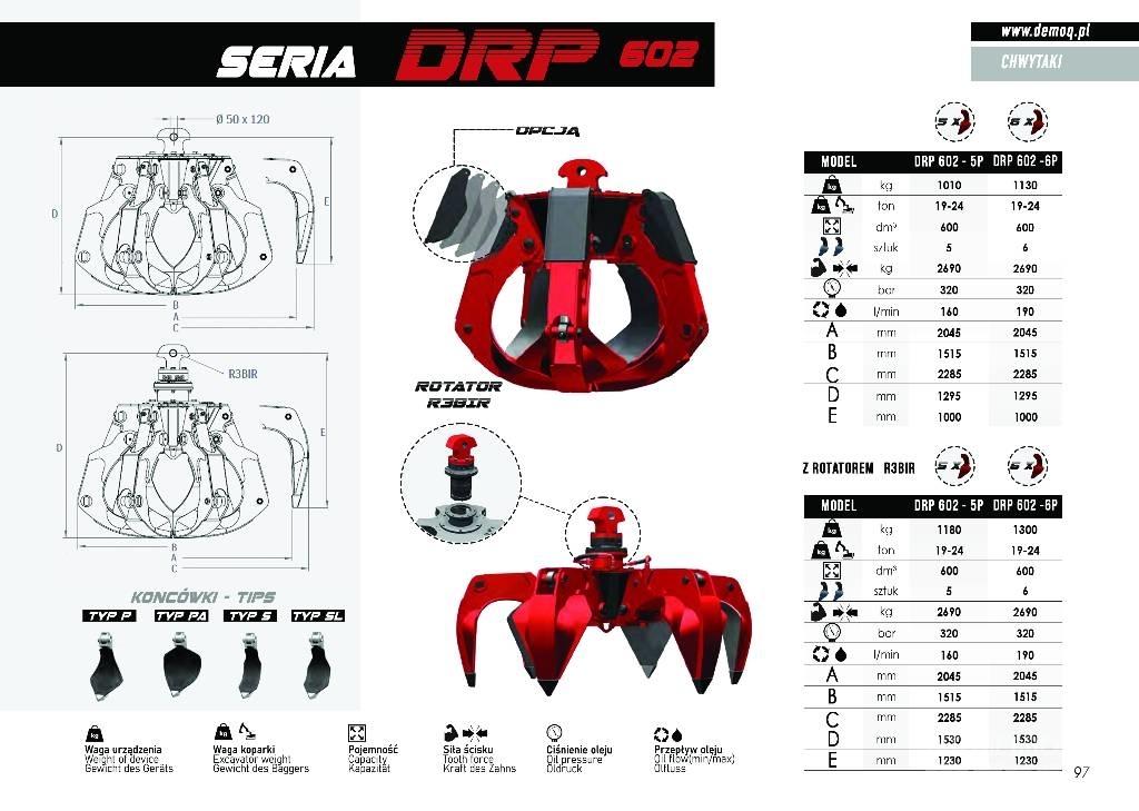  DEMOQ DRP250 4P Αρπάγες