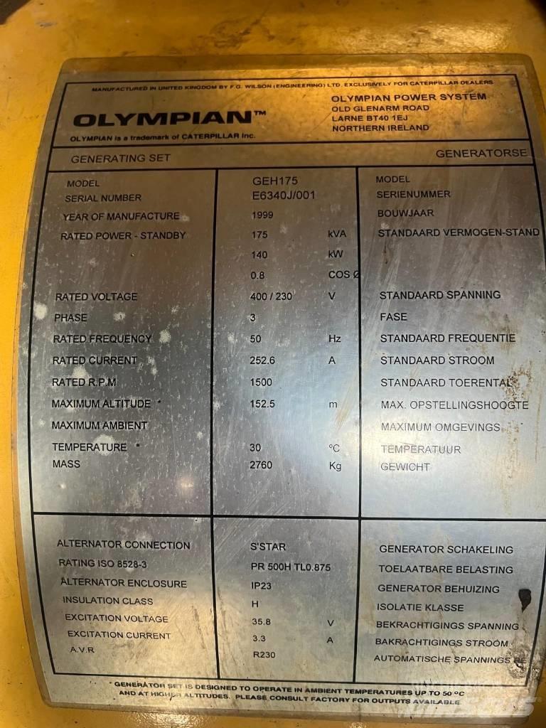 Olympian GEH 175 Γεννήτριες ντίζελ