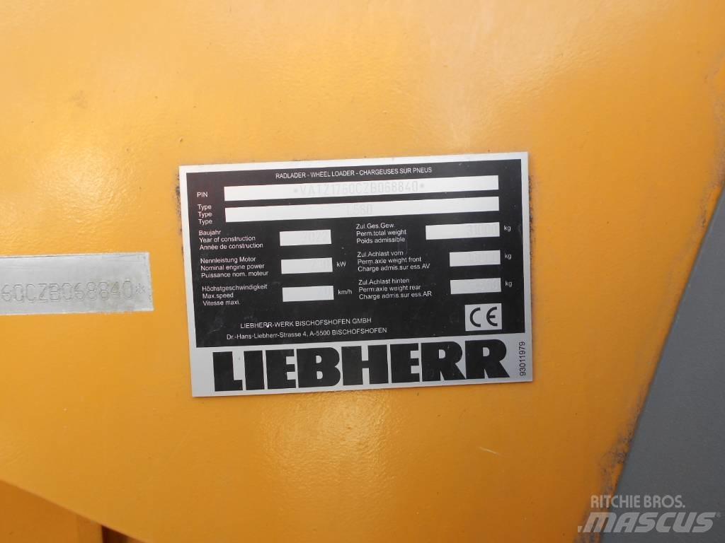 Liebherr L 580 Φορτωτές με λάστιχα (Τροχοφόροι)