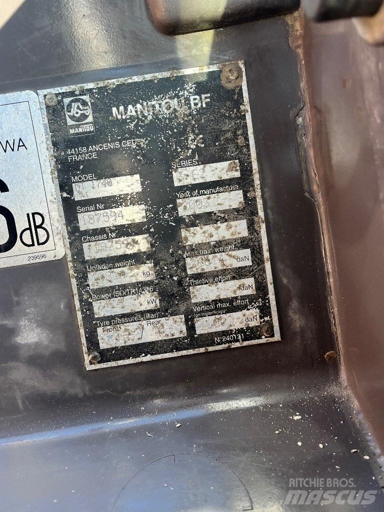 Manitou 1740 Τηλεσκοπικοί ανυψωτές