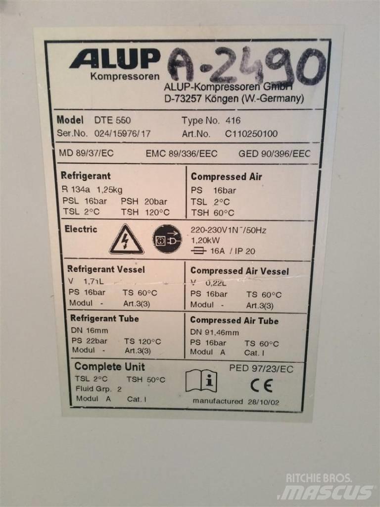 Alup DTE550 Ξηραντήρες πεπιεσμένου αέρα